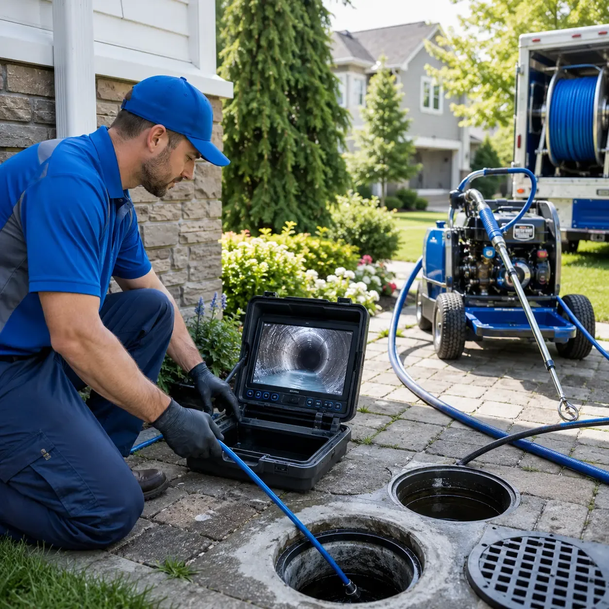 Outdoor drain cleaning professionals serving Stow, OH