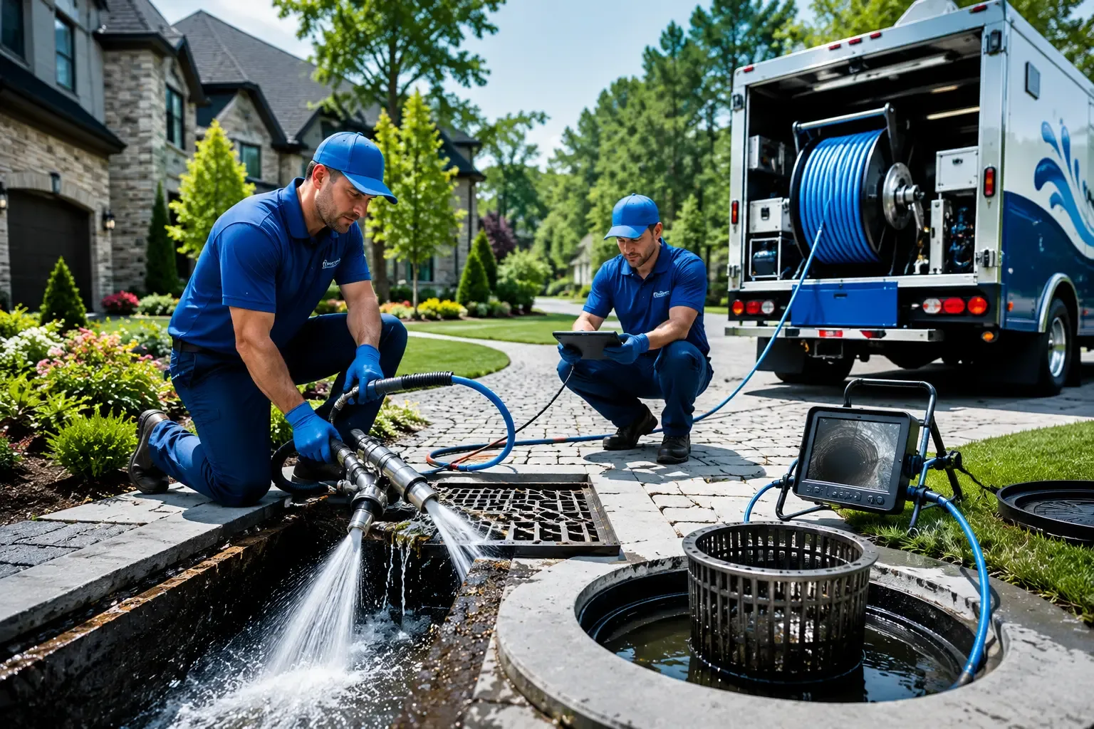 Local outdoor drain cleaning professionals in Stow, OH